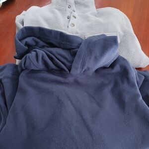 Bass Navy Fleece Pullover